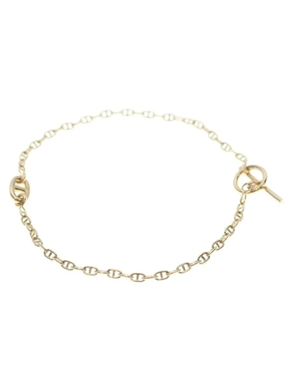 Hermes 18k Pink Gold Chaine D'ancre Farandole ST Bracelet